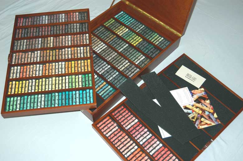 Sennelier Soft Pastel Set - Set of 525, Complete Color Set, Deluxe Wood  Box